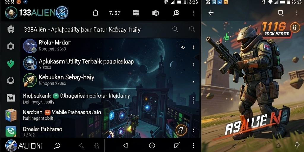 Screenshot tampilan antarmuka 138ALIEN yang menawan dan fungsional.