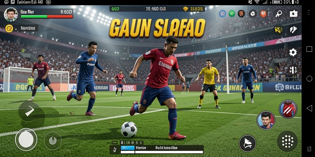 Tampilan seru gameplay 66D dengan aksi olahraga yang mendebarkan.