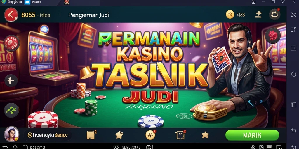 Tampilan seru gameplay 8055 dalam game Kasino.