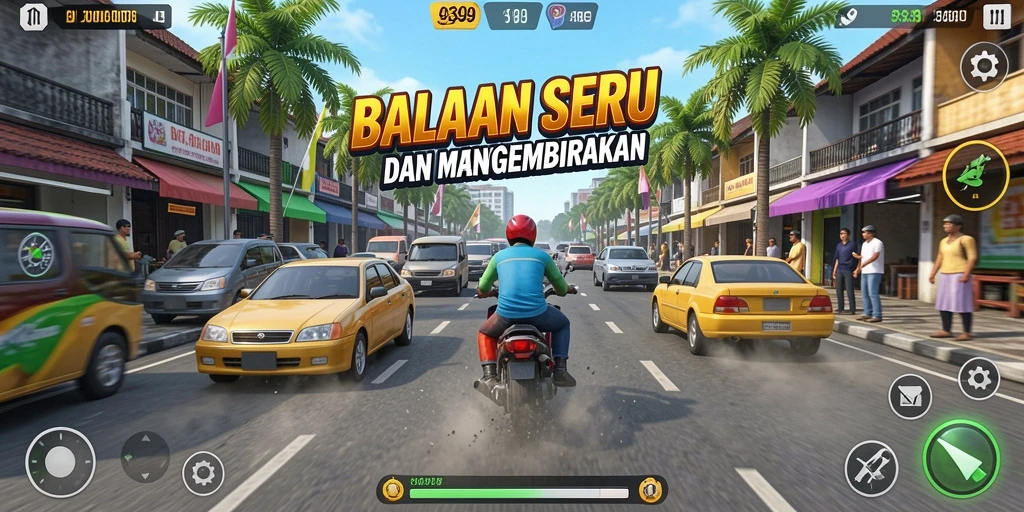 Screenshot <strong>9399</strong> menampilkan aksi balapan yang menegangkan dan visual yang menawan.
