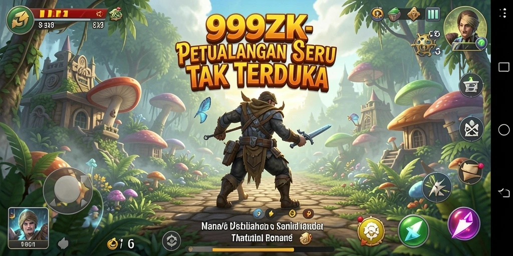 Tampilan screenshot gameplay 999ZK menampilkan petualangan mendebarkan di dunia penuh misteri.