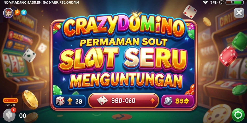 Gameplay Slot yang seru dan menghibur di CRAZYDOMINO.