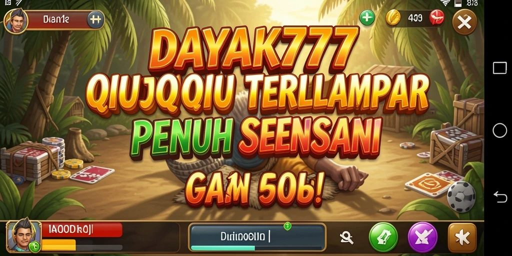 Tampilan gameplay seru dan interaktif dari DAYAK777.