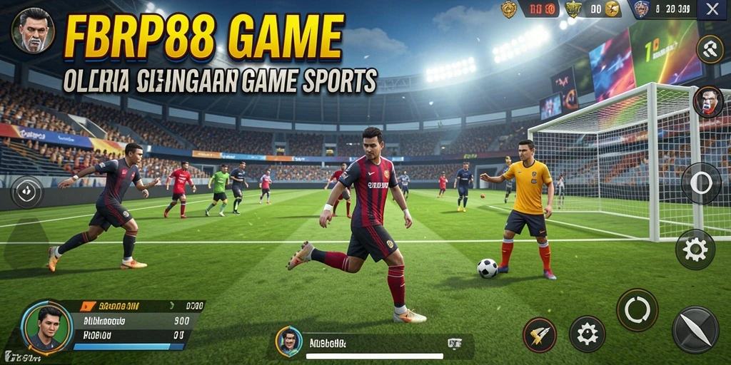 Tampilan gameplay FBRP88 dengan aksi olahraga yang seru dan dinamis.