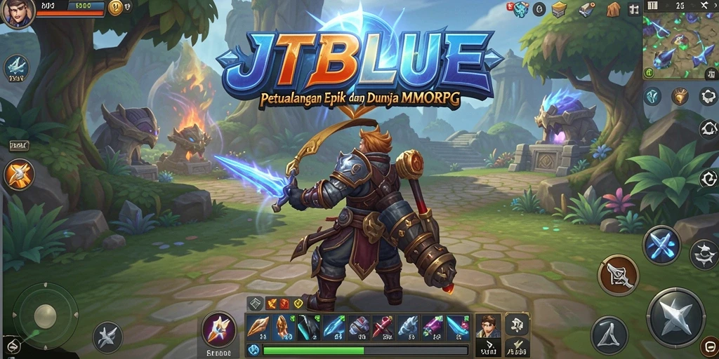 Tampilan gameplay yang menakjubkan dari JTBLUE dalam MMORPG.