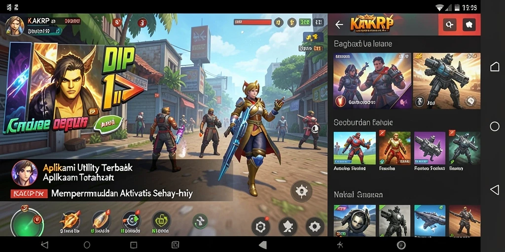 Screenshot dari antarmuka KAKRP yang memudahkan pengguna.