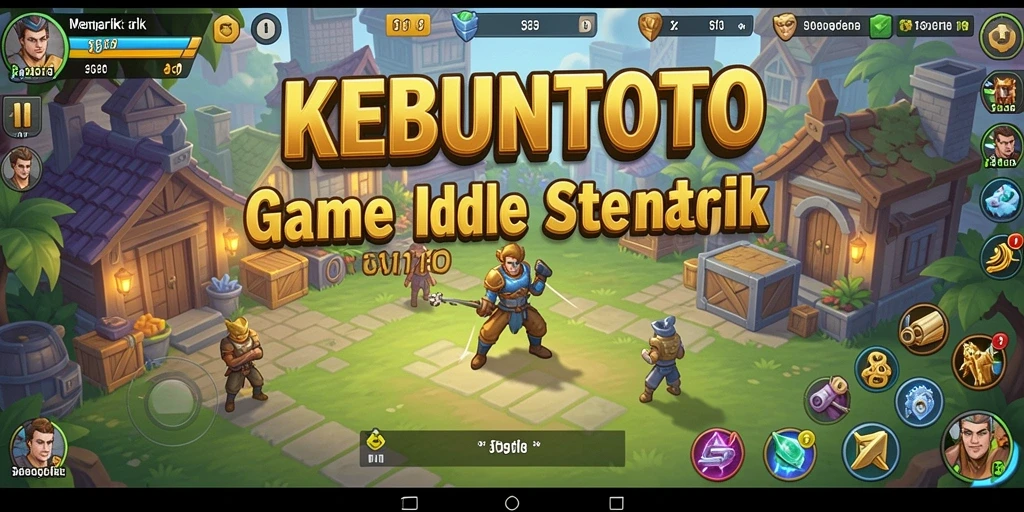 Tampilan gameplay KEBUNTOTO yang seru dan dinamis.