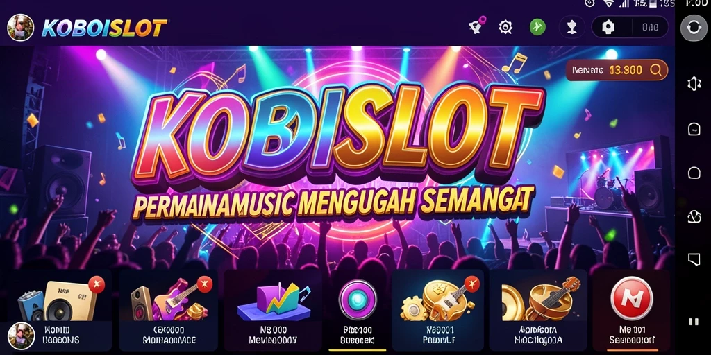 Screenshot gameplay KOBOISLOT dengan grafis yang menawan.