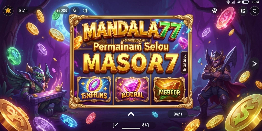 Tampilan menarik dari gameplay MANDALA77 yang menyenangkan.