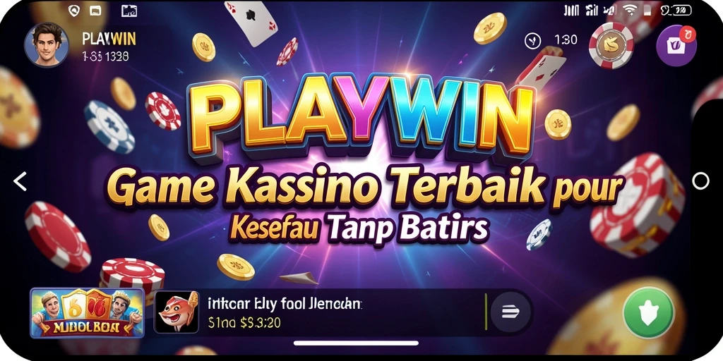 Tampilan gameplay menarik dari aplikasi Kasino PLAYWIN.