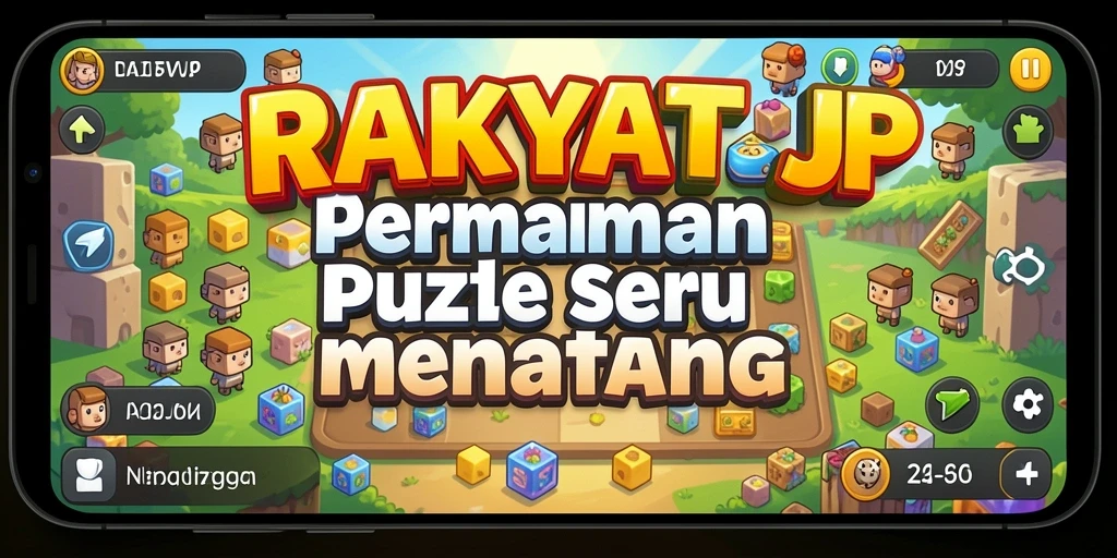 Screenshot dari gameplay RAKYATJP yang menampilkan teka-teki menarik.