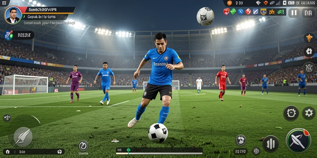 Tampilan gameplay menarik dari RSNVIP8 yang menampilkan aksi di lapangan.