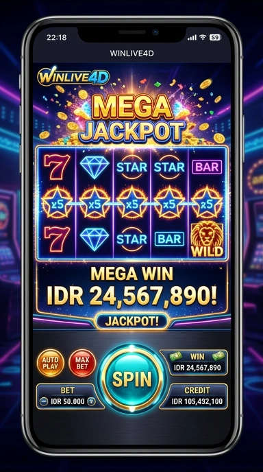 Tampilan antarmuka pengguna winlive4d yang ramah.